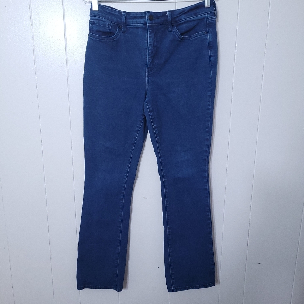 NYDJ Lift Tuck Slim Bootcut Stretch Denim Women's Jeans Size 8P